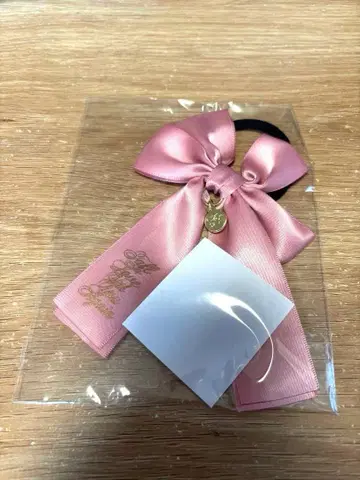 니시노 카나 리본 머리끈 핑크 참 포함