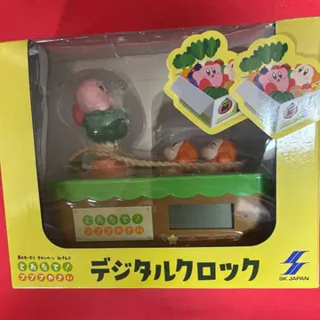 커비 디지털 시계 남코 namco 갓 수확한 푸푸푸 채소