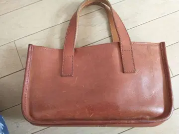 레어 시미즈 부쿠로모노 가죽 피 백 쇼와 레트로