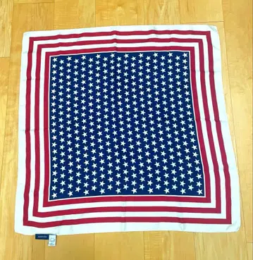 BREUER 브로이어 실크 성조기 스카프 이탈리아제