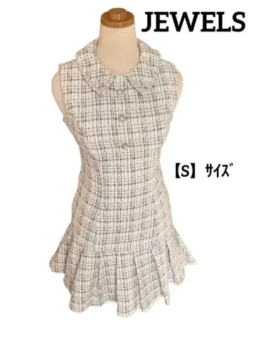 JEWELS 체크 무늬 S 사이즈 드레스
