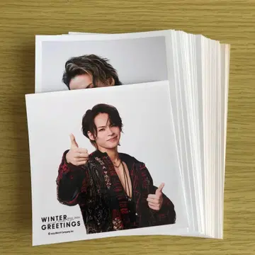 우에다 타츠야 공식 사진 39장 + 정사각형 사진 1장 세트