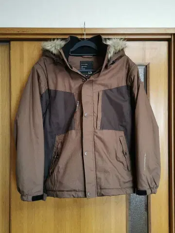 디어매직 다이렉트 그래미테크 면 방풍 방한 2WAY 자켓 브라운