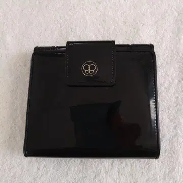 하나에 모리 블랙 이단 접이식 지갑