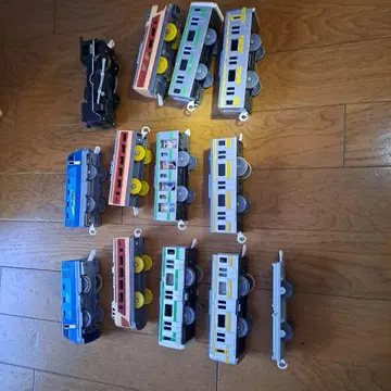 프라레일 차량 세트 12량 JR 로고 포함