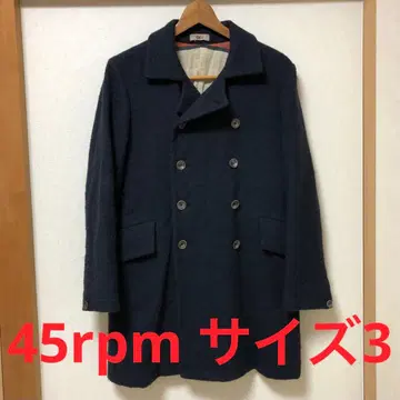 일본제 45rpm 코트 네이비 3 S~M 사이즈 정도 45rpm