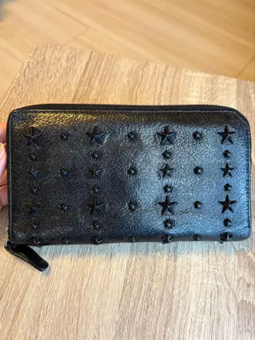 지미추 스터드 블랙 장지갑 가격 인하 협상 가능