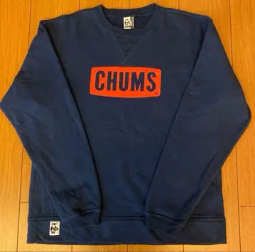 참스 로고 맨투맨 네이비 L