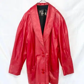 [ 레어 ] TIMYR 티미 스페인산 가죽 롱 코트 자켓