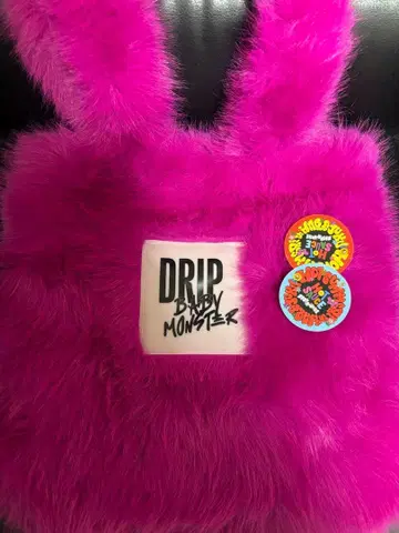 BABY MONSTER 베비몬 DRIP 퍼 토트백