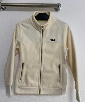 미사용 새상품 FILA 여성용 플리스 자켓 아이보리 크림색 M