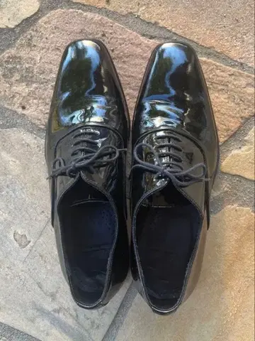 턱시도용 이탈리아제 가죽 드레스 슈즈