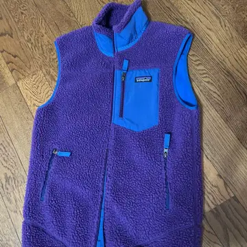 patagonia 플리스 베스트 S 사이즈 보라색