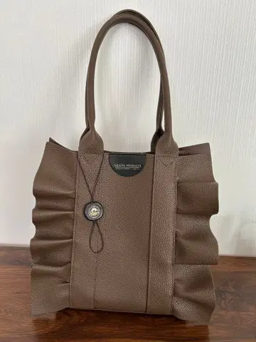 THEATRE PRODUCTS 프릴 토트백 브라운 [ 새상품급 ]