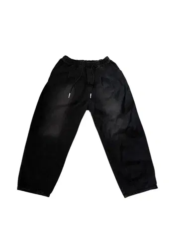 archive 블랙 배기 데님 와이드 팬츠 헤이세이 아메카지