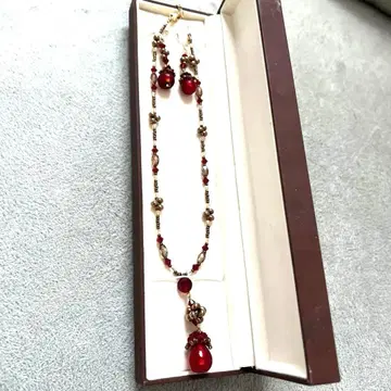 #베네치안 유리#앤티크풍#목걸이#귀걸이#이탈리아제