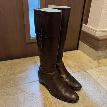EIZO 브라운 롱 부츠 24.5cm