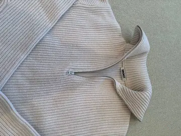 NKNIT 라이트 그레이 니트 스웨터 긴팔