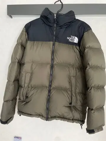 THE NORTH FACE 다운 자켓 올리브 블랙