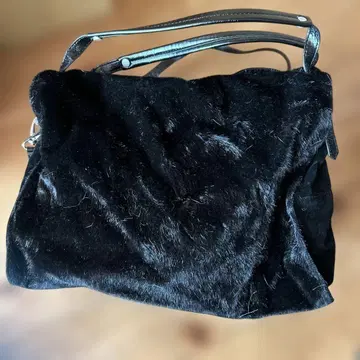 imagine 퍼풍 블랙 숄더백 이탈리아제