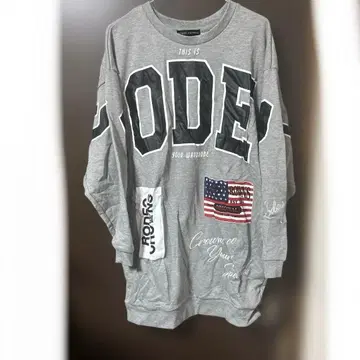 로데오 크라운 튜닉 기장 트레이닝복 그레이 미사용 새상품