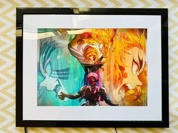 극장판 귀멸의 칼날 무한열차편 Blue-ray 특전 캐릭터 파인그래프