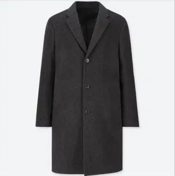 울 캐시미어 체스터 코트 / 글렌체크