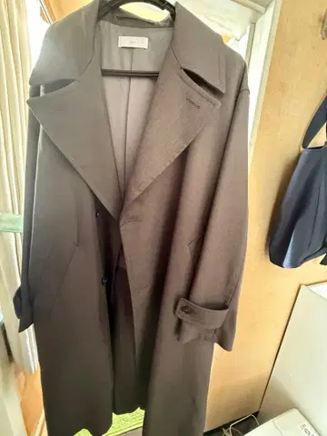 WYM 차콜 트렌치코트