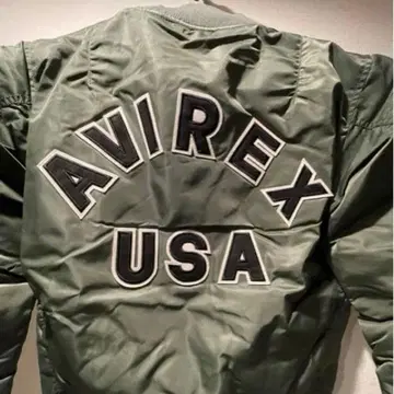 AVIREX MA-1 플라이트 자켓 올리브