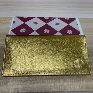 황거 장지갑 골드 금