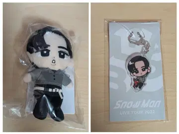 메구로 렌 스노치루 봉제 인형 아크릴 키링 세트