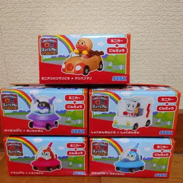 호빵맨 미니카 5개 세트 SEGA