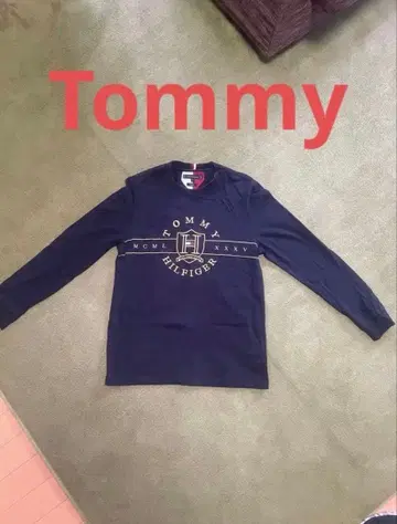 Tommy Hilfiger 네이비 긴팔 셔츠