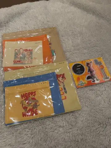 주토피아2 닉 주디 아크릴 스탠드 지퍼 백 세트