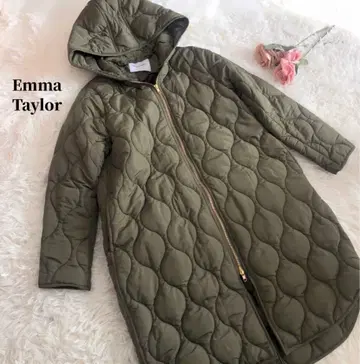 에마테일러 미 실루엣 3way 퀼팅 후드 코트
