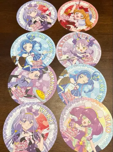 코스터 8장 세트 프리큐어 카페