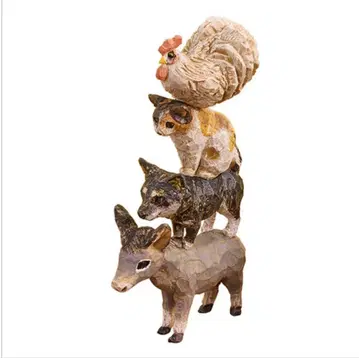 브레멘 음악대 피규어 1종