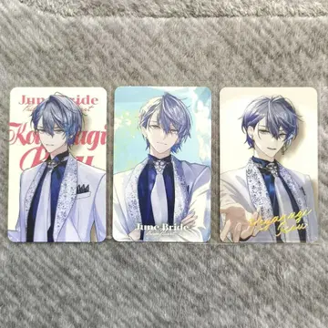 니지산지 코야나기 로우 사진풍 카드 3종 세트