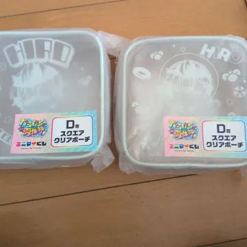 컬러풀 피치 에니마이 복권 스퀘어 클리어 파우치 히로군