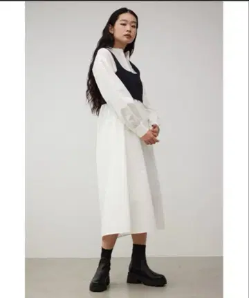 moussy 트랙 밑창 사이드 고어 부츠 마우지 M 사이즈