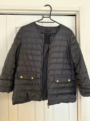 TATRAS 다운 자켓 노카라 네이비