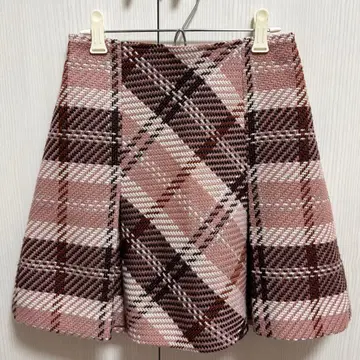 미니 스커트 로빙 체크 아리에크