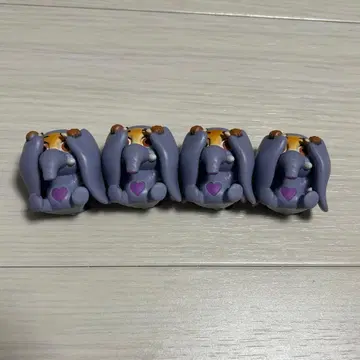 주토피아 피닉 피규어 4개 세트