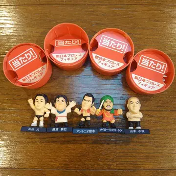 WONDA 커피 신일본 프로레슬링 피규어 5체 세트