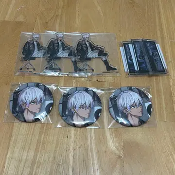 니지산지 2시라던가 광소 RIOT 특전 아크릴 스탠드 캔뱃지 이브라힘