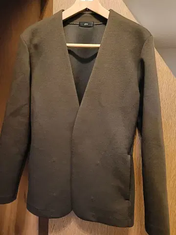 김 올리브 노카라 자켓 M