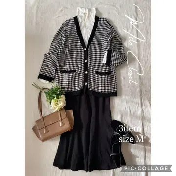 화사한 모노톤 세트 여성 의류 묶음 판매 셋업 코디 세트 M