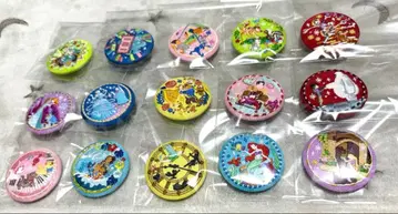 디즈니 자수 캔뱃지 전 15종 컴플리트 세트