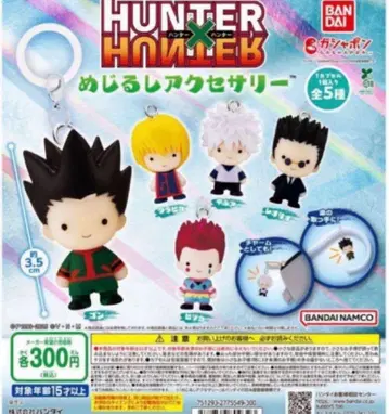 HUNTER x HUNTER 메지루시 액세서리 컴플리트 세트 5개 전종