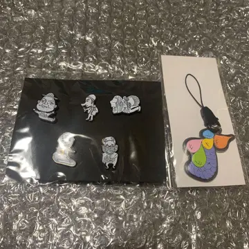 립슬라임 RIPSLYME 팬클럽 핑배치 스트랩 세트